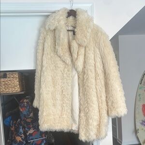 Kendall and Kylie faux fur coat. worn once